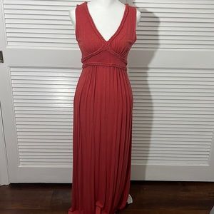 Max Studio burnt orange Maxi dress, size small